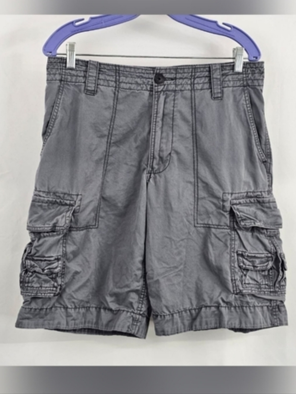 Aeropostale Men's Grey Cargo Shorts, Sz 32